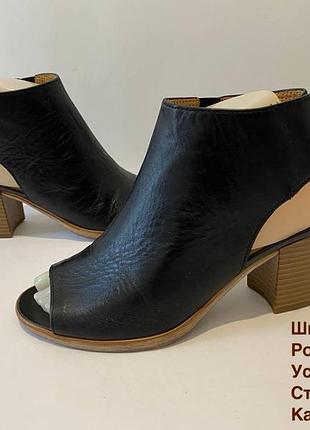 Шкіряні босоніжки 37,5 р на 36,5 р