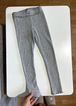 Лосинки в рубчик zara