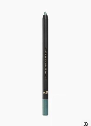 Олівець для очей металік підводка colour essence eye pencil silver jade h&m бірюзовий