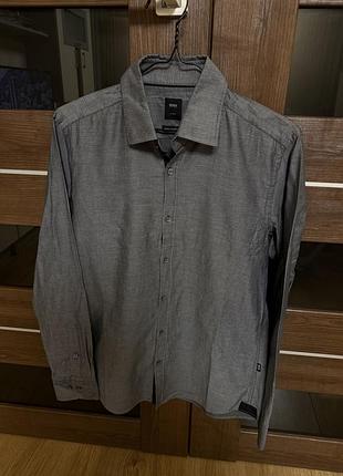 Сорочка/рубашка hugo boss розмір м. 100% оригінал. сток.