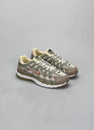 Жіночі кросівки nike p-6000 olive beige