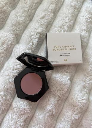 Рум'яна для обличчя pure radiance powder blusher warm desert h&m рожевий