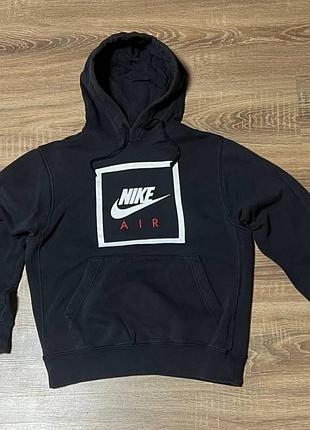 Кофта с. капюшоном черная nike, размер л