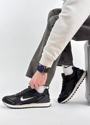 Чоловічі кросівки nike waffle s black white