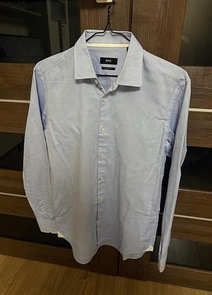Сорочка/рубашка hugo boss розмір m/l. 100% оригінал.