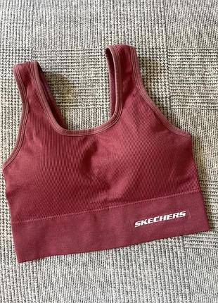 Спортивний топ skechers з чашками р.s