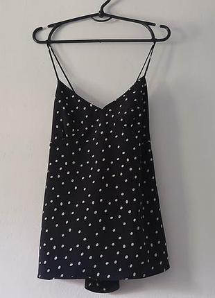Летняя кофта / топ на бретелях в горошек от primark