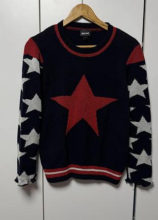Вʼязаний светр у зірки just cavalli