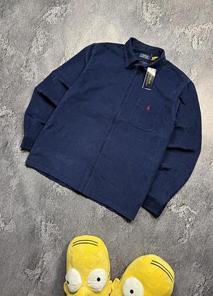 Сорочка вельветова на замку polo ralph lauren