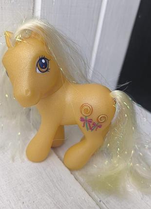 Коллекционная пони g3 g3 желтый пони my little pony hasbro
