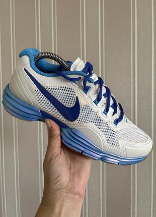 Чоловічі кросівки nike lunar tr1+ у кольорі "white blue glow"