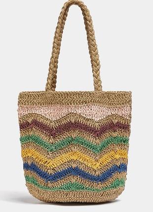 Трендова плетена сумка через плече від pull&bear