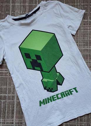 Котонова футболка minecraft