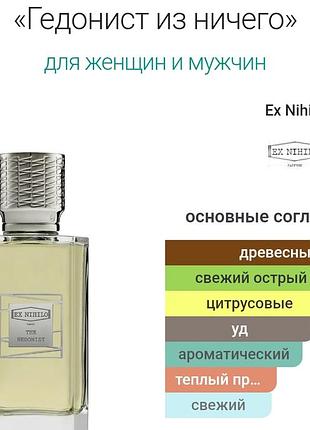 Розпив парфума ex nihilo the hedonist. 4