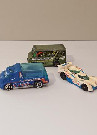 Лот машинок hot wheels, оригинал, фирменные, лот из трех штук