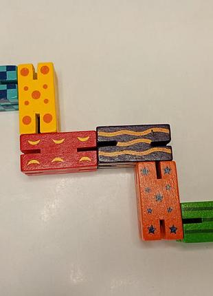 Детяча дерев'яна іграшка what'zit fidget toy детская головоломка