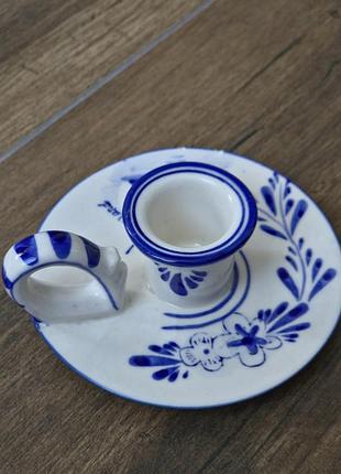 Вінтажний порцеляновий підсвічник