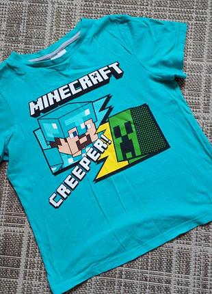 Котонова футболка minecraft