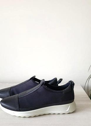 Мокасины кожаные оригинал ecco flexure 292313 гг.38