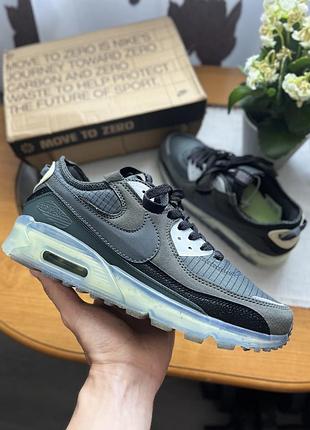 Нові nike air max terrascape 90 black lime ice - чоловічі кросівки найк аір макс 90, чорні, лайм айс, 43 розмір, кросівки на літо