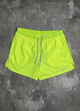 Шорти nike найк flex stride чоловічі спортивні бігові неонові салатові вольт оригінал розмір m одяг для бігу залу