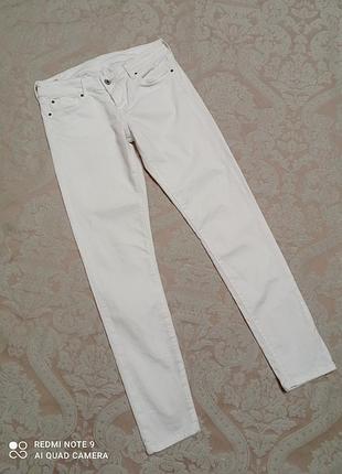 Джинси білі котонові pepe jeans