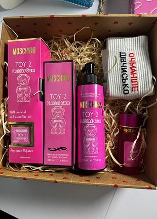 Подарунковий набір bubble gum , подарунковий набір для донечки , жіночий подарунковий набір