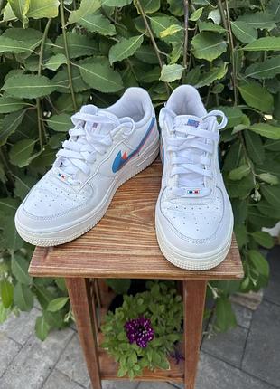 Nike дитячі кросівки шкіряні білі, 36 розмір (устілка 23 см)