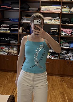 Майка в блакитному кольорі