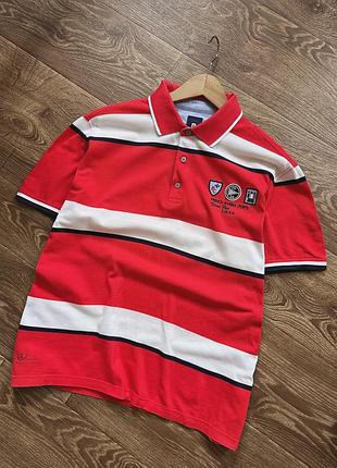 Cardin striped yacht club polo pierre shirt яскравій та стильний чоловічий теніска-поло у широку смужку від легендарного паризького pierre cardin