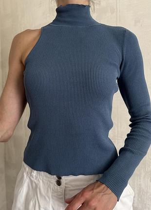 Топ zara в рубчик