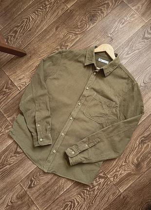 Zara велветова сорочка corduroy shirt