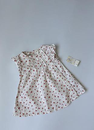🌸 ніжна літня сукня-туніка f&f baby в квітковий принт