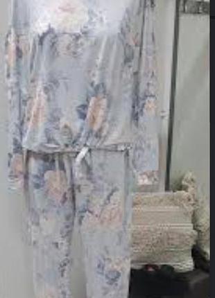 Пижамный комплект с брюками на манжета primark cares p.18/20 (xl)