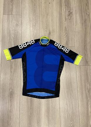 Велофутболка , велоджерси , джерси 8848 attitude cycling jersey blue