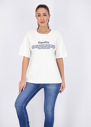 Стильна жіноча футболка mango р.м біла 100%cotton