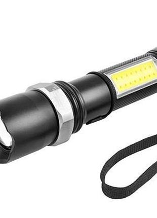 Ручний ліхтарик bl w546 cob usb charge 7410