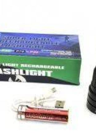 Ліхтарик ручний bl 611 -p50 18650 battery police 6988