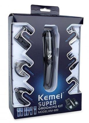 Машинка для стрижки волос 11в1 kemei km-600