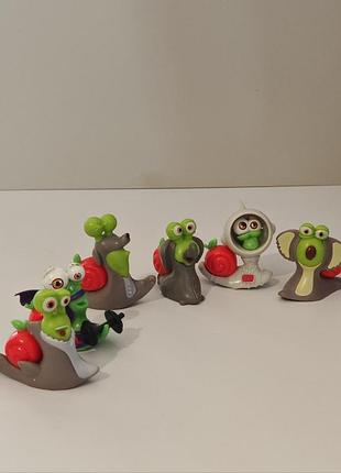 Bob snail*snail animal* extra kinder surprise, фигурки боб снэйл, лотом 6 шт