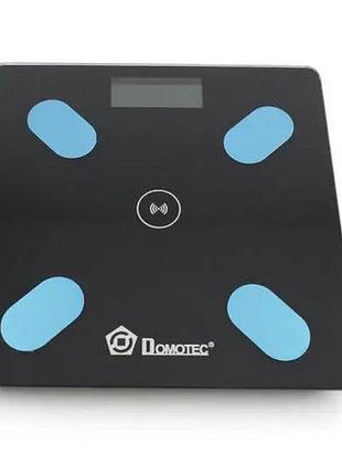 Весы напольные domotec ms-2017 180кг smart app