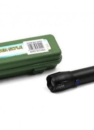 Ліхтарик ручний bl k63 18650 usb charge 6992