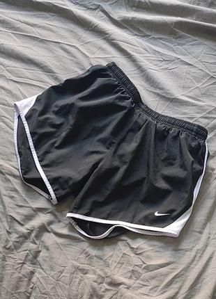 Спортивні підліткові шорти nike dry-fit бігові літні 146 чорні
