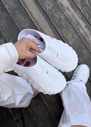 Шльопанці nike mind slide white