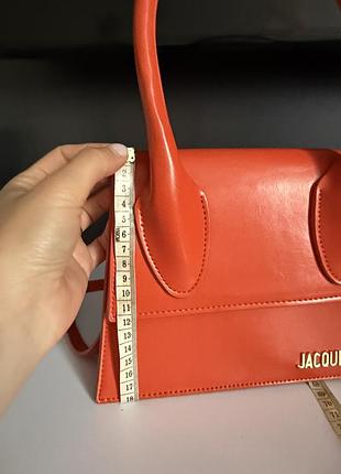 Помаранчева сумка jacquemus 8