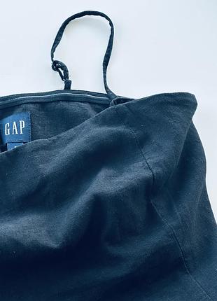 Лляна сукня лляний сарафан gap бавовняна сукня жіночий одяг сарафан сукні міді