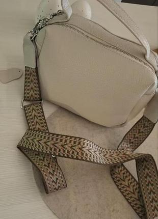 Элегантная женская 👜 сумка через плечо из натуральной кожи