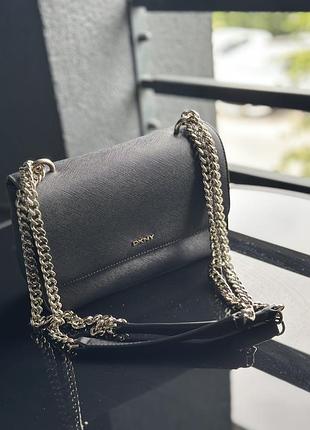 Жіноча, шкіряна сумка dkny