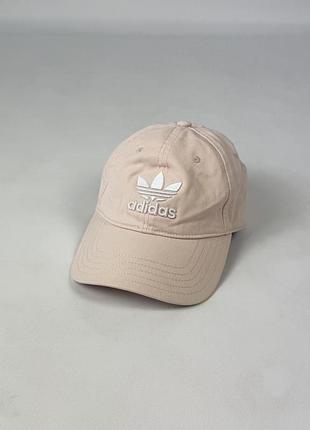 Кепка adidas originals trefoil snapback/strapback cv8143 оригинал бавовняна з великим логотипом розмір one size