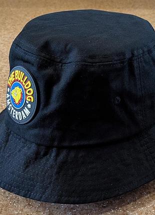 Панама  the bulldog amsterdam bucket hat black